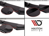 Maxton Design Lišty zadního nárazníku Škoda Octavia II RS - černý lesklý lak