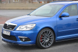 Maxton Design Spoiler předního nárazníku Škoda Octavia II RS Facelift V.1 - černý lesklý lak
