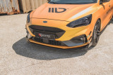 Maxton Design Zesílený spoiler předního nárazníku Racing s křidélky Ford Focus Mk4 ST - matná černá