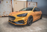 Maxton Design Zesílený spoiler předního nárazníku Racing Ford Focus Mk4 ST - černá