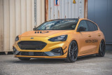 Maxton Design Zesílený spoiler předního nárazníku Racing Ford Focus Mk4 ST - černá