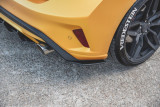 Maxton Design Zesílené boční lišty zadního nárazníku Racing Ford Focus Mk4 ST - černá