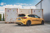 Maxton Design Zesílené boční lišty zadního nárazníku Racing Ford Focus Mk4 ST - červeno-černá