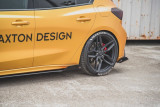 Maxton Design Zesílené prahové lišty Racing s křidélky Ford Focus Mk4 ST - matná černá