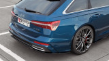 Maxton Design Lišta zadního nárazníku Audi A6 Avant C8 S-Line / S6 C8 Avant - černý lesklý lak