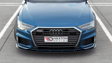 Maxton Design Spoiler předního nárazníku Audi A6 C8 S-Line / S6 C8 V.2 - texturovaný plast