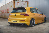 Maxton Design Zesílený zadní difuzor Racing VW Golf VIII V.1 - červená