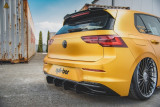 Maxton Design Zesílený zadní difuzor Racing VW Golf VIII V.2 - červená