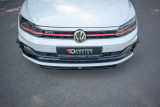 Maxton Design Spoiler předního nárazníku VW Polo Mk6 GTI V.4 - texturovaný plast
