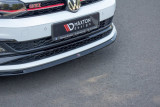 Maxton Design Spoiler předního nárazníku VW Polo Mk6 GTI V.3 - černý lesklý lak