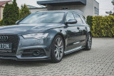 Maxton Design Prahové lišty Audi S6 (C7) / A6 S-Line (C7) Facelift - karbon