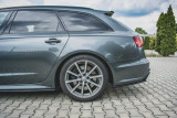 Maxton Design Boční lišty zadního nárazníku Audi S6 (C7) / A6 S-Line (C7) Facelift - texturovaný plast