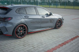 Maxton Design Prahové lišty BMW řada 1 F40 + M-Paket / M135i V.2 - červený lak