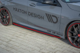 Maxton Design Prahové lišty BMW řada 1 F40 + M-Paket / M135i V.2 - červený lak