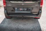 Maxton Design Boční lišty zadního nárazníku Mercedes třídy V AMG-Line (W447) Facelift V.1 - texturovaný plast