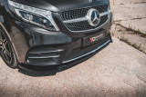 Maxton Design Spoiler předního nárazníku Mercedes třídy V AMG-Line (W447) Facelift V.3 - texturovaný plast