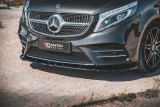 Maxton Design Spoiler předního nárazníku Mercedes třídy V AMG-Line (W447) Facelift V.2 - texturovaný plast