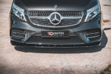 Maxton Design Spoiler předního nárazníku Mercedes třídy V AMG-Line (W447) Facelift V.2 - černý lesklý lak