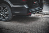 Maxton Design Boční lišty zadního nárazníku Mercedes třídy V AMG-Line (W447) Facelift V.2 - černý lesklý lak