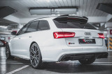 Maxton Design Boční lišty zadnáhi nárazníku Audi RS6 C7 V.2 - texturovaný plast