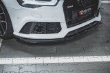 Maxton Design Spoiler předního nárazníku Audi RS6 C7 V.3 - texturovaný plast