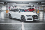 Maxton Design Spoiler předního nárazníku Audi RS6 C7 V.3 - černý lesklý lak