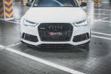 Maxton Design Spoiler předního nárazníku Audi RS6 C7 V.3 - černý lesklý lak