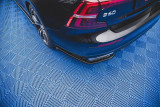 Maxton Design Boční lišty zadního nárazníku Volvo S60 Mk3 R-Design - texturovaný plast