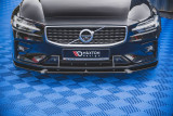 Maxton Design Spoiler předního nárazníku Volvo S60 Mk3 R-Design V.1 - texturovaný plast