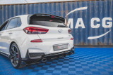 Maxton Design Boční lišty zadního nárazníku Hyundai I30N Mk3 V.4 - texturovaný plast