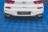 Maxton Design Boční lišty zadního nárazníku Hyundai I30N Mk3 V.4 - texturovaný plast