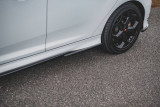 Maxton Design Prahové lišty zadního nárazníku Ford Focus ST Mk3 Facelift V.2 - černý lesklý lak
