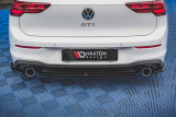 Maxton Design Spoiler zadního nárazníku VW Golf VIII GTI - černý lesklý lak