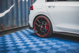 Maxton Design Boční lišty zadního nárazníku VW Golf VIII GTI - texturovaný plast