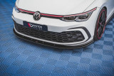 Maxton Design Spoiler předního nárazníku VW Golf VIII GTI - černý lesklý lak
