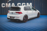 Maxton Design Nástavec střešního spoileru VW Golf VIII GTI - černý lesklý lak