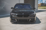 Maxton Design Spoiler předního nárazníku BMW řada 5 F10/F11 M-Paket V.3 - černý lesklý lak
