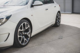 Maxton Design Prahové lišty Opel Insignia OPC Facelift - černý lesklý lak