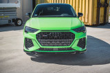 Maxton Design Spoiler předního nárazníku Audi RSQ3 V.1 - černý lesklý lak