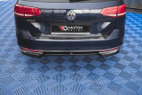 Maxton Design Spoiler zadního nárazníku VW Passat B8 - texturovaný plast