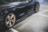 Maxton Design Prahové lišty Audi RS5 Sportback (F5) Facelift - černý lesklý lak