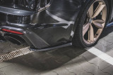 Maxton Design Boční lišty zadního nárazníku Audi RS5 (F5) Facelift - texturovaný plast