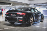 Maxton Design Spoiler zadního nárazníku Audi RS5 (F5) Facelift - černý lesklý lak