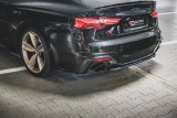 Maxton Design Spoiler zadního nárazníku Audi RS5 (F5) Facelift - černý lesklý lak