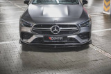 Maxton Design Spoiler předního nárazníku Mercedes AMG CLA 35 Aero (C118) V.2 - černý lesklý lak