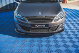 Maxton Design Spoiler předního nárazníku Peugeot 308 Mk2 Facelift V.2 - karbon