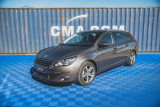 Maxton Design Prahové lišty Peugeot 308 Mk2 Facelift - černý lesklý lak