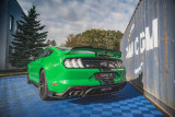 Maxton Design Boční lišty zadního nárazníku s křidélky Ford Mustang GT Mk6 Facelift V.1 - texturovaný plast