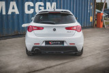 Maxton Design Boční lišty zadního nárazníku Alfa Romeo Giulietta Facelift V.1 - černý lesklý lak