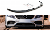 Maxton Design Spoiler předního nárazníku Mercedes E63 AMG (W212) Sedan Facelift - černý lesklý lak